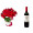 Buquê de Flores Loucura de amor + Vinho Casillero Del Diablo Reserva Cabernet Sauvignon