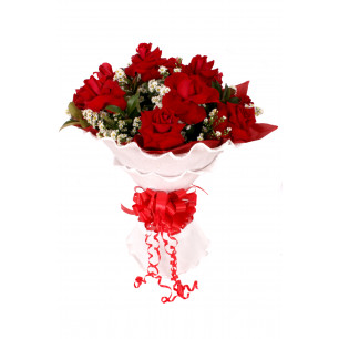 Buquê de Flores Encanto de colombianas vermelhas